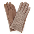 Herringbone Knit Touchscreen Gloves