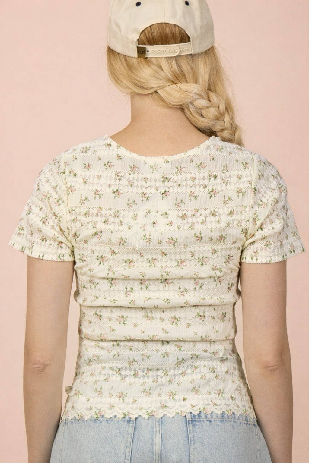 Layer Me Lovely Mesh Top-Cream