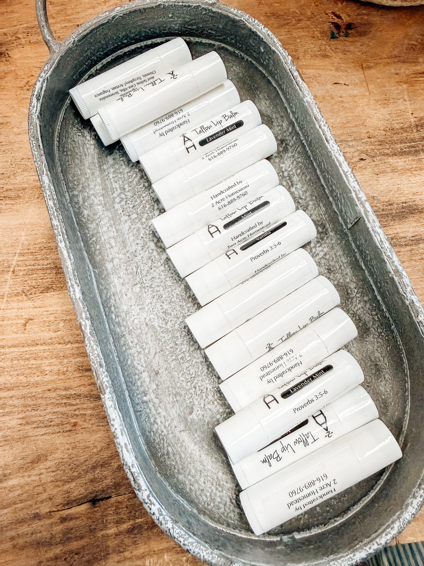 Tallow Lip Balm (several scents)