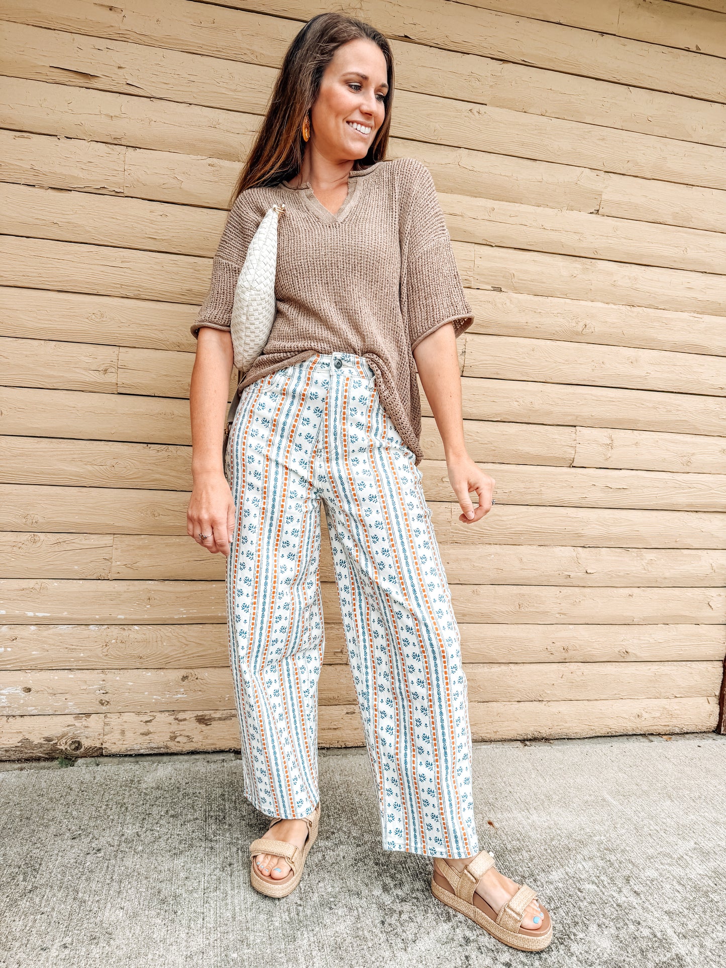 Meet me at the Coast Knit Top-Khaki