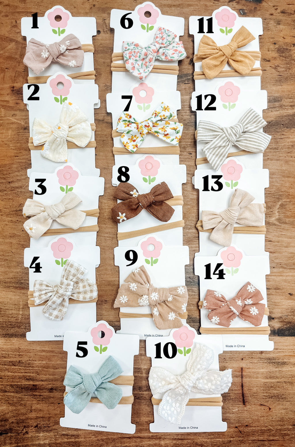 Little Girl Bow Headbands (several colors)