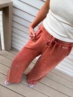 The Burnt Sienna Wide Lounge Pants