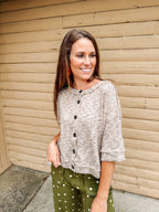 The Sandstone Short Sleeve Cardigan