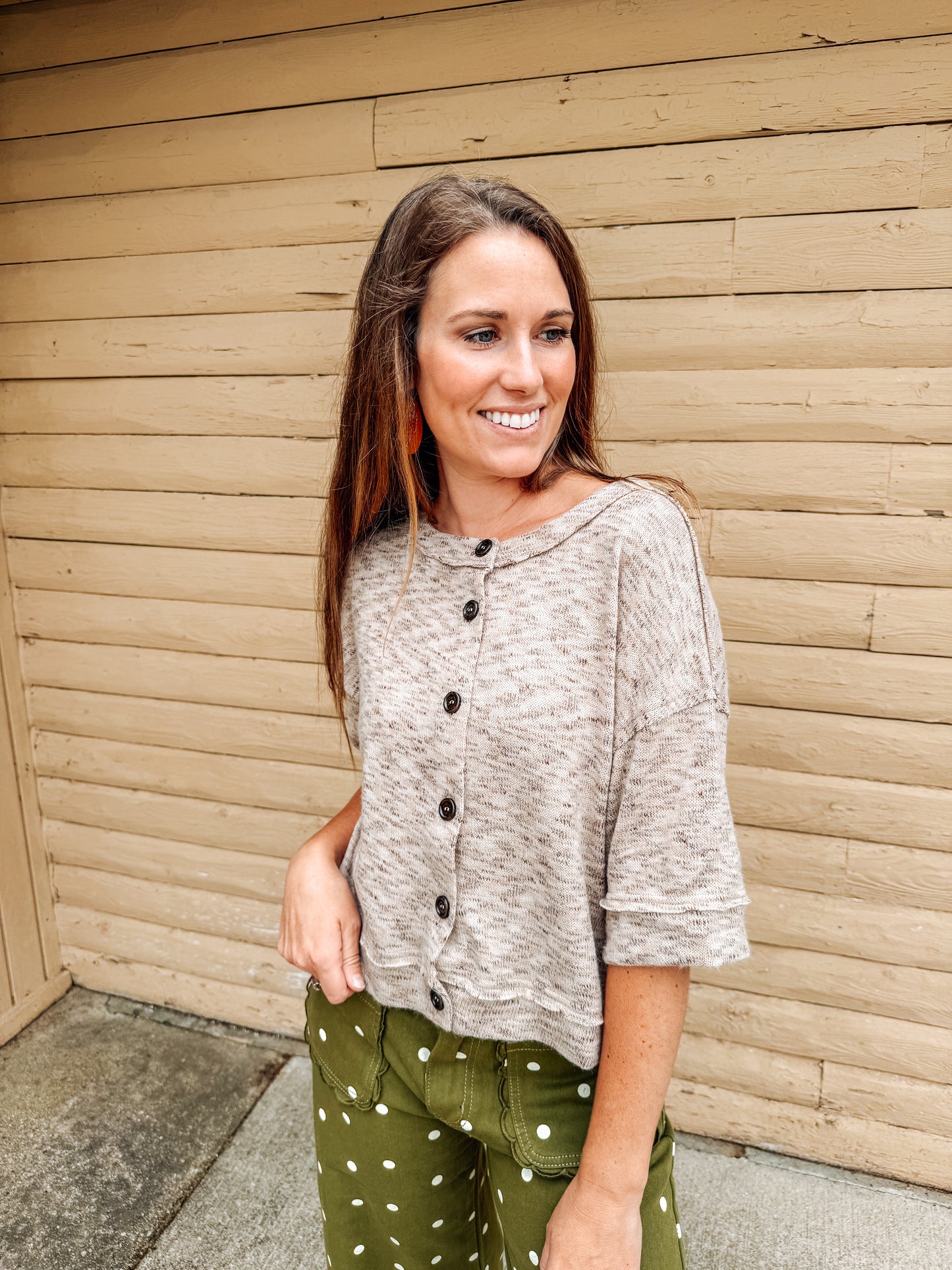 The Sandstone Short Sleeve Cardigan