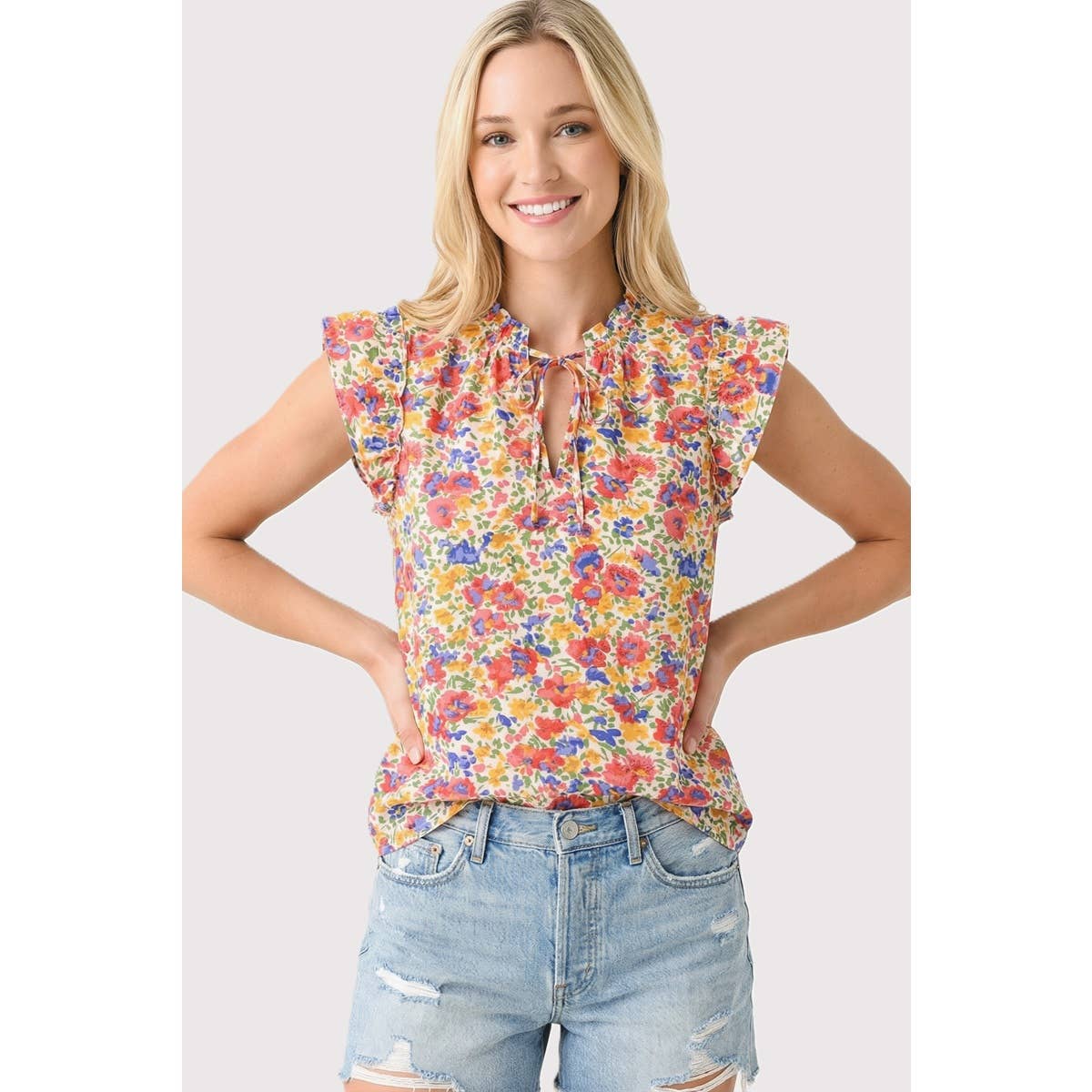 The Warm Tone Bloom Top (S-XL)
