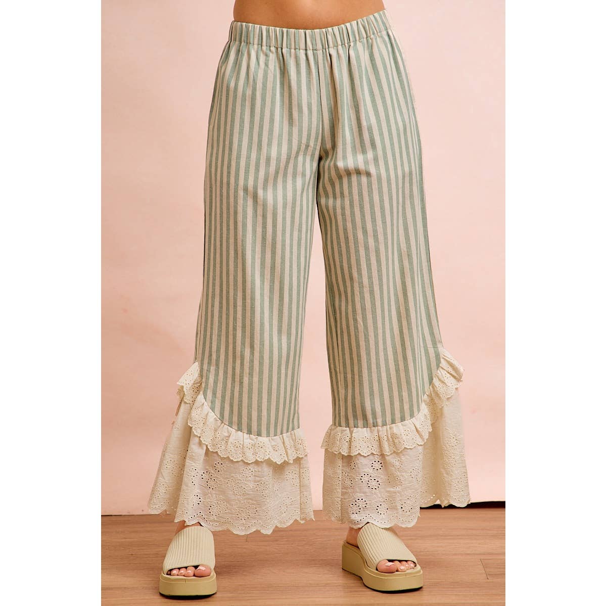 Can You Even Cuteness Striped Pants (S-Xl)