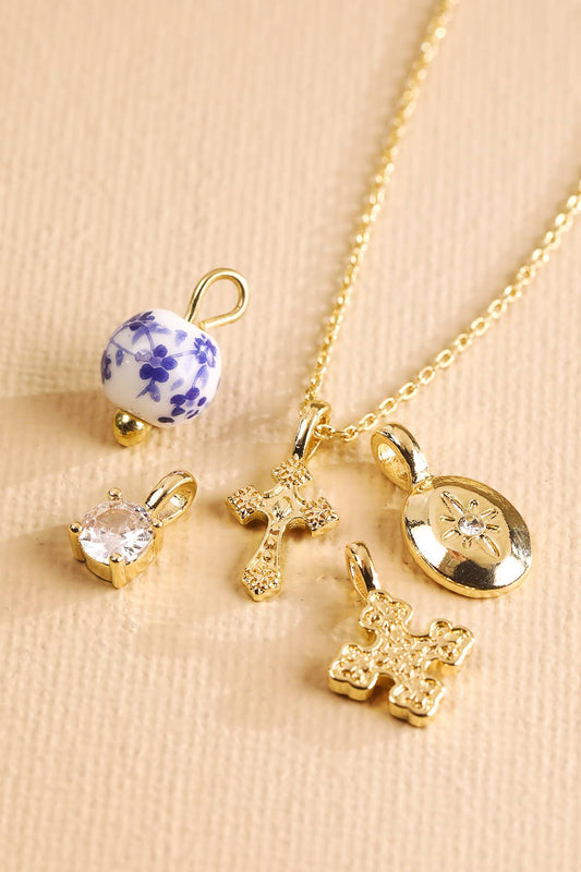 Faith & Symbols Charm Necklace Set