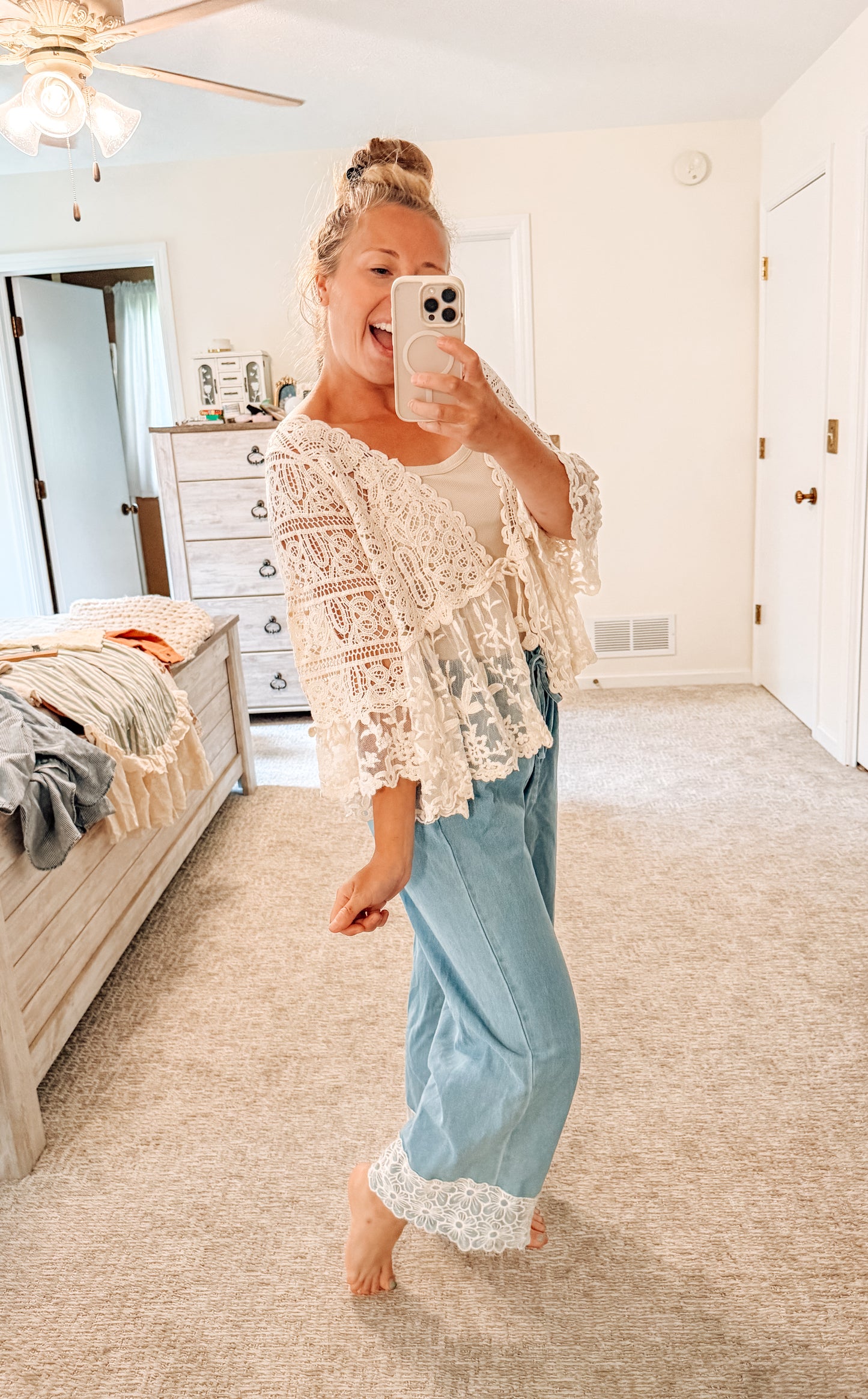 Adding Texture Crochet Cardigan