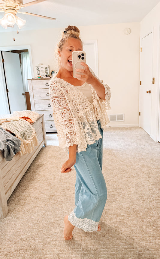 Adding Texture Crochet Cardigan