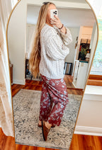 Everyday Need Cable Knit Cardigan