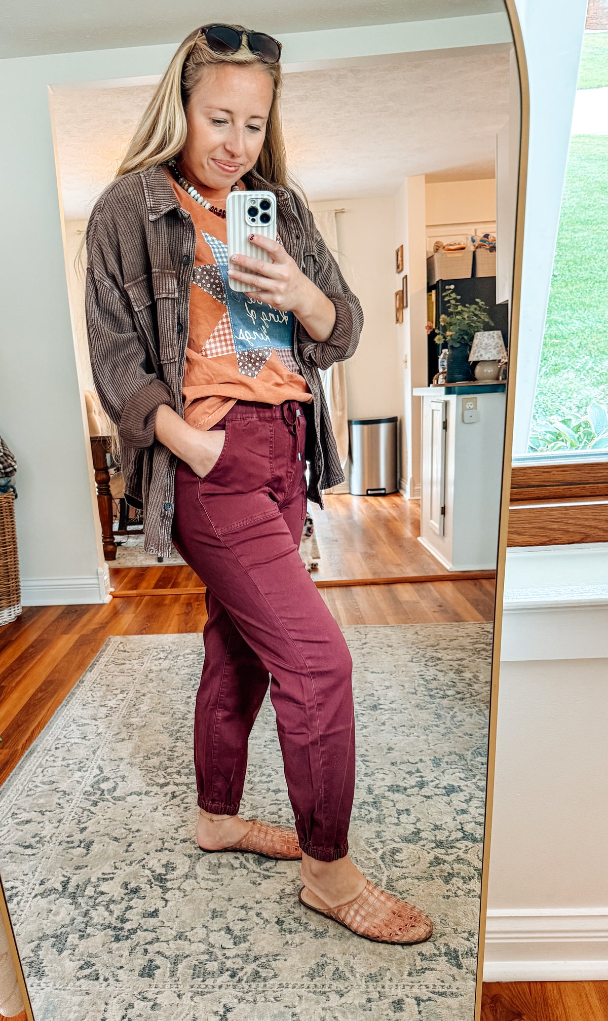 Petal Soft High Rise Jogger-Wine (S-XL)