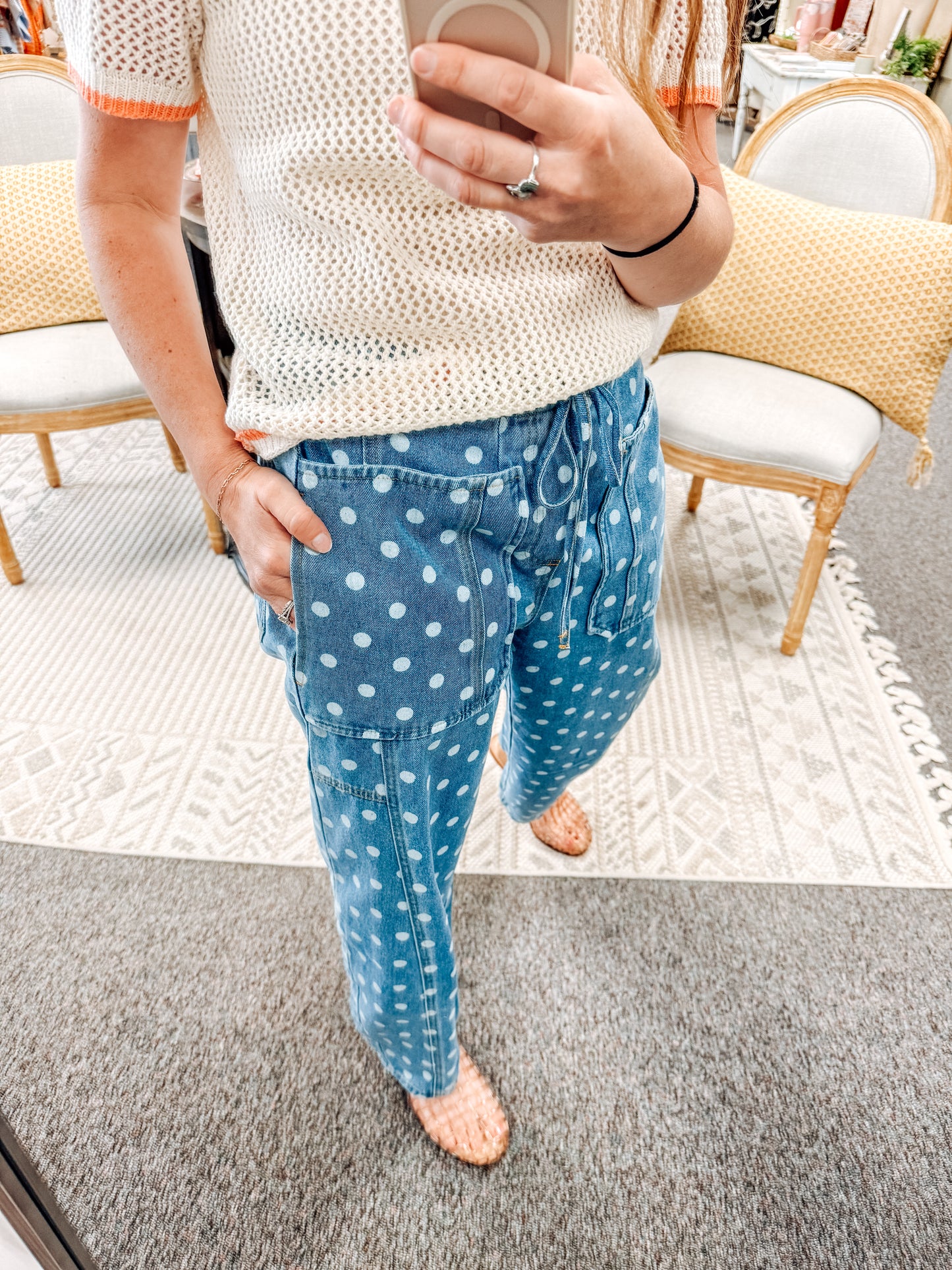 Spotted in Style Denim Bottoms (S-XL)