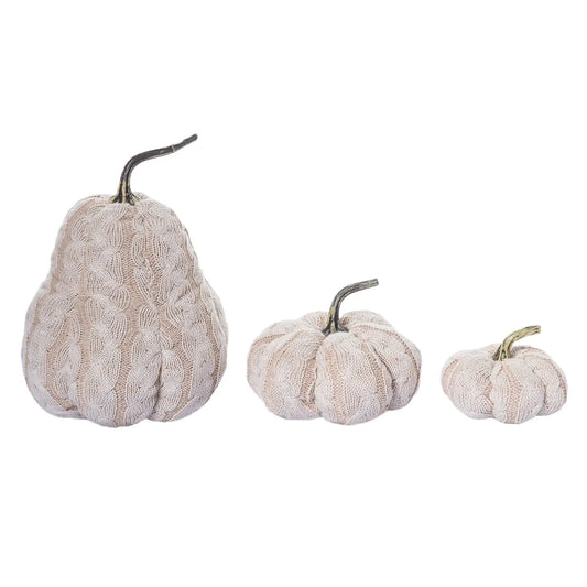 Harvest Knitted Pumpkin Set