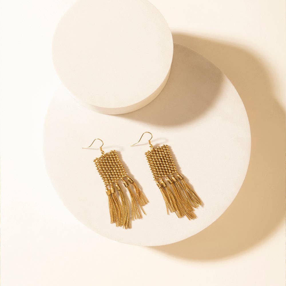 Lanternlight Tassel Earrings