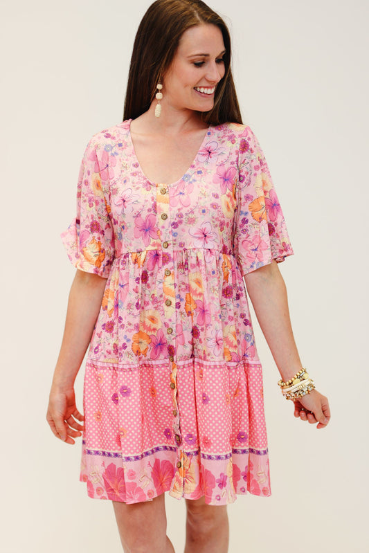Summertime Blooms Dress (S-XL)