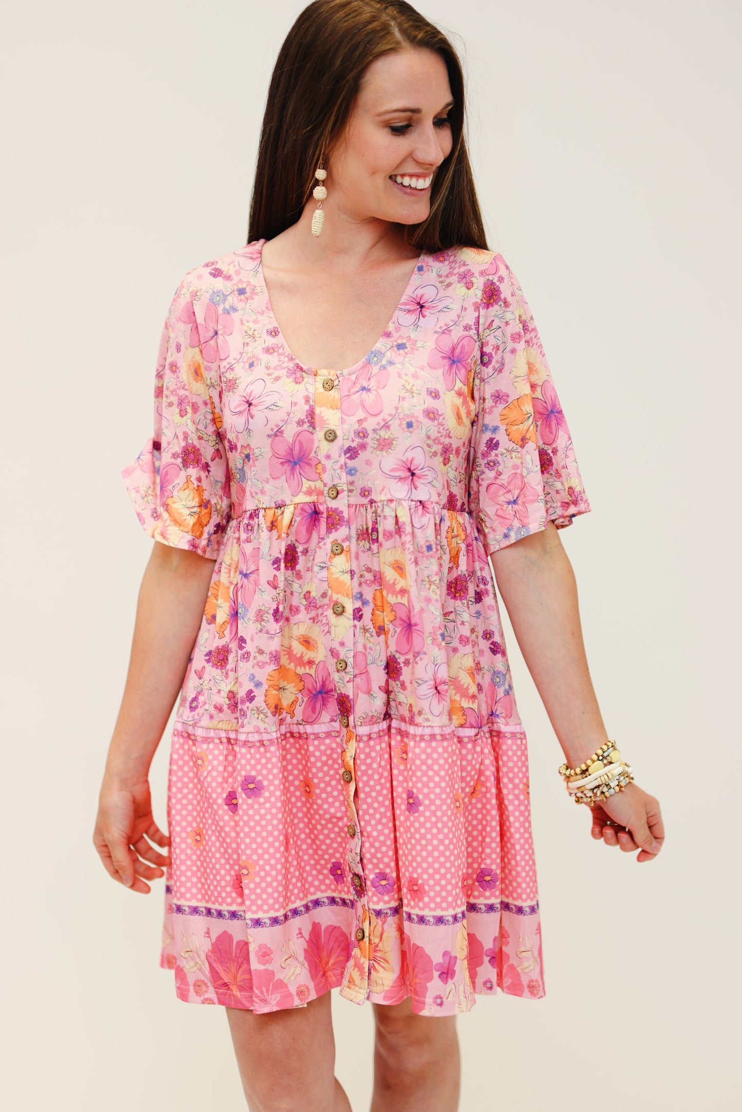 Summertime Blooms Dress (S-XL)