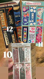 Magnetic Bookmark Set (21 Styles)