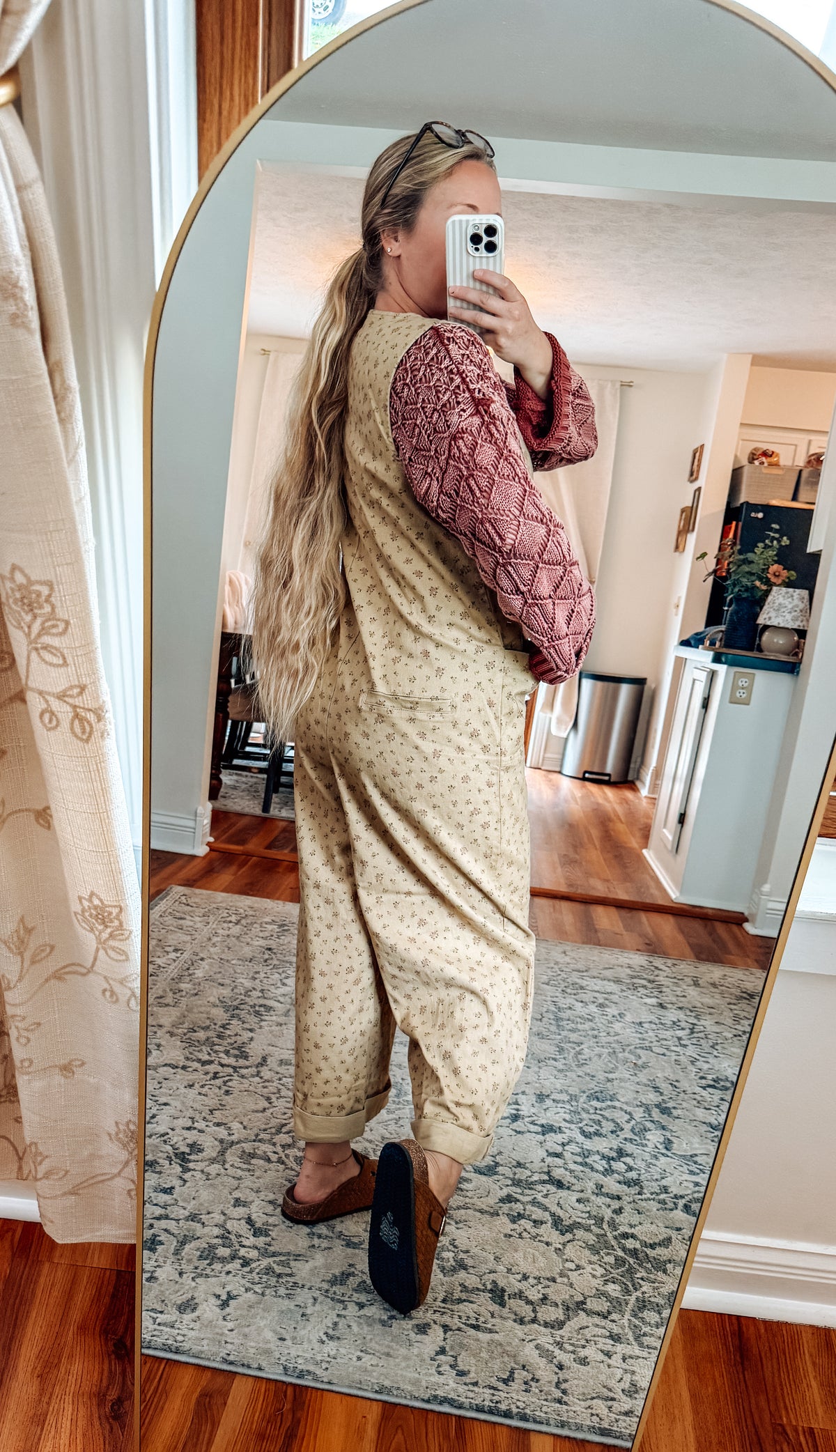 The Marigold Floral Jumpsuit (S-XL)