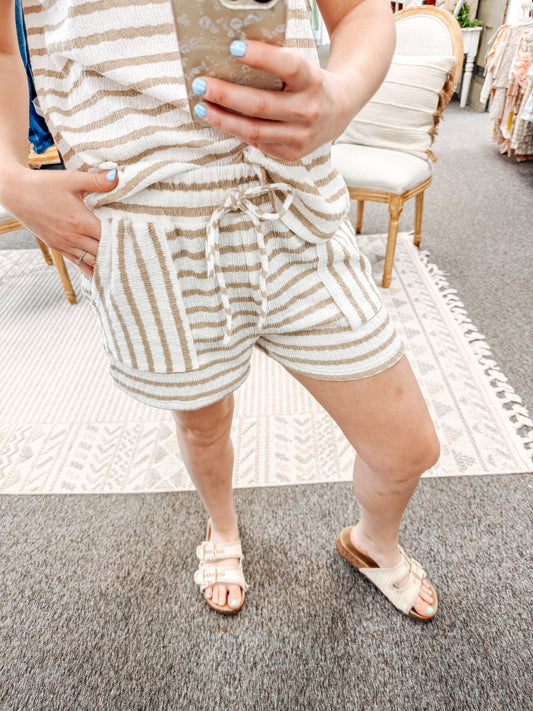 The Sand Line Knit Shorts