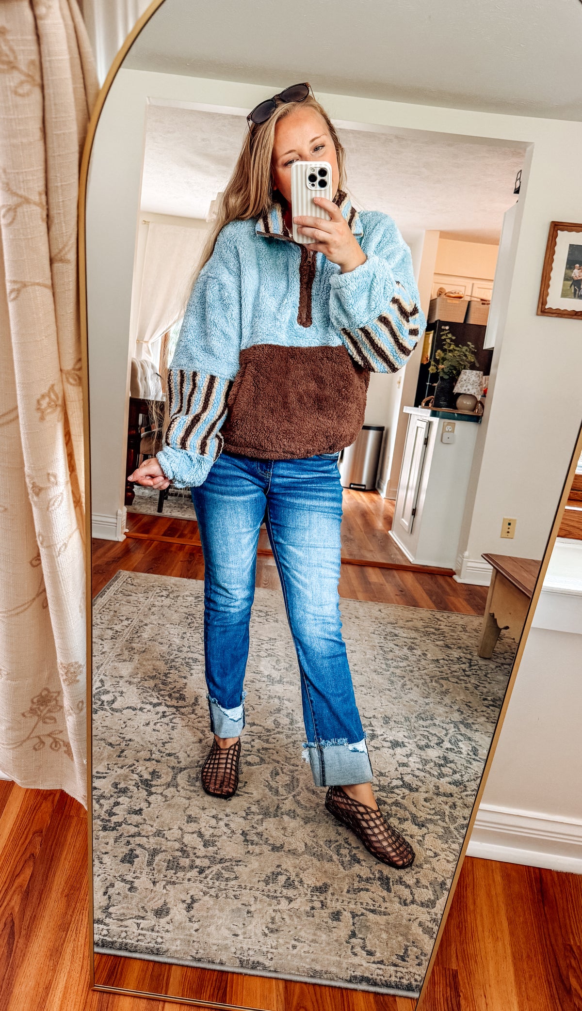 Mountain Getaway Color Block Half-Zip Pullover