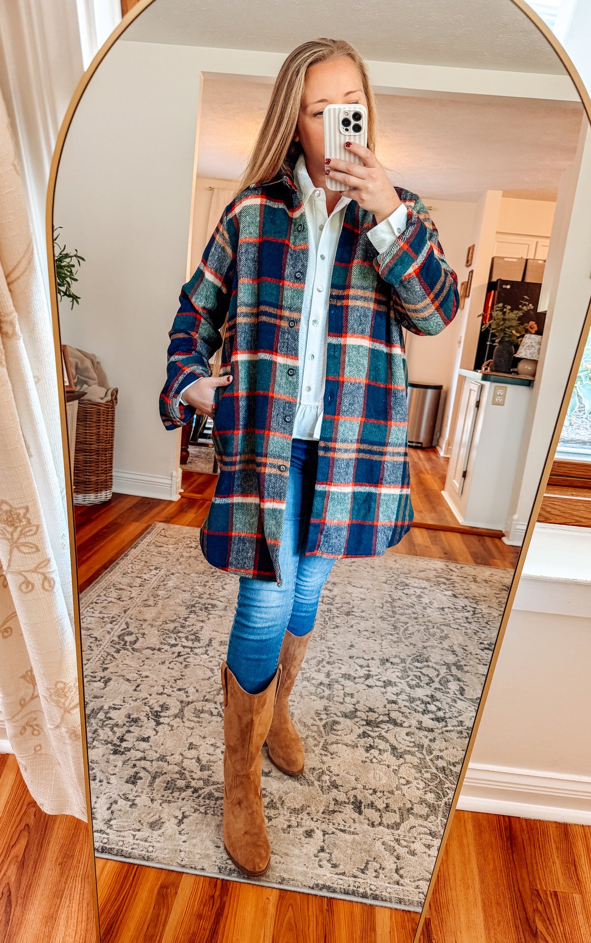 The Northwoods Flannel Long Shacket
