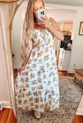 The Sweet Magnolia Sleeveless Dress-Ivory