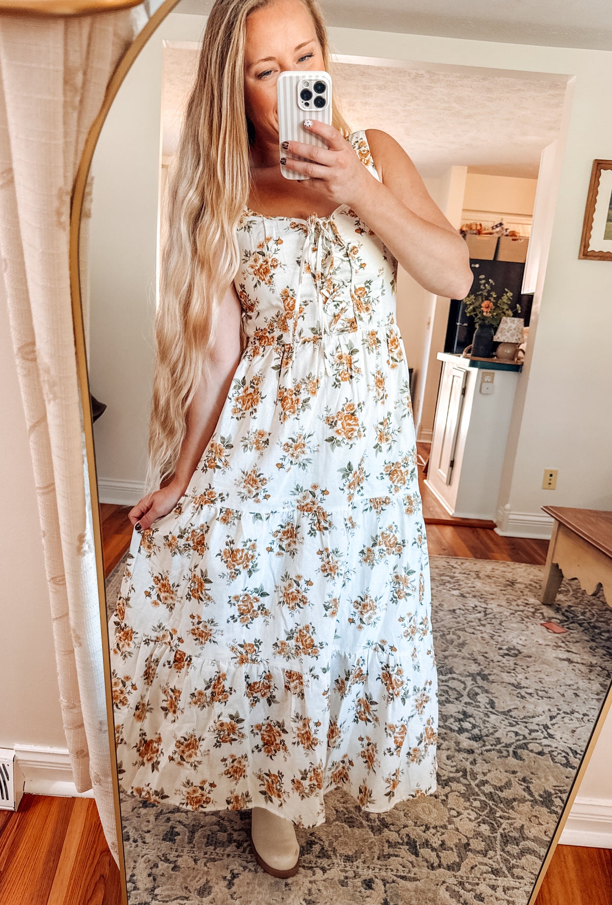 The Sweet Magnolia Sleeveless Dress-Ivory