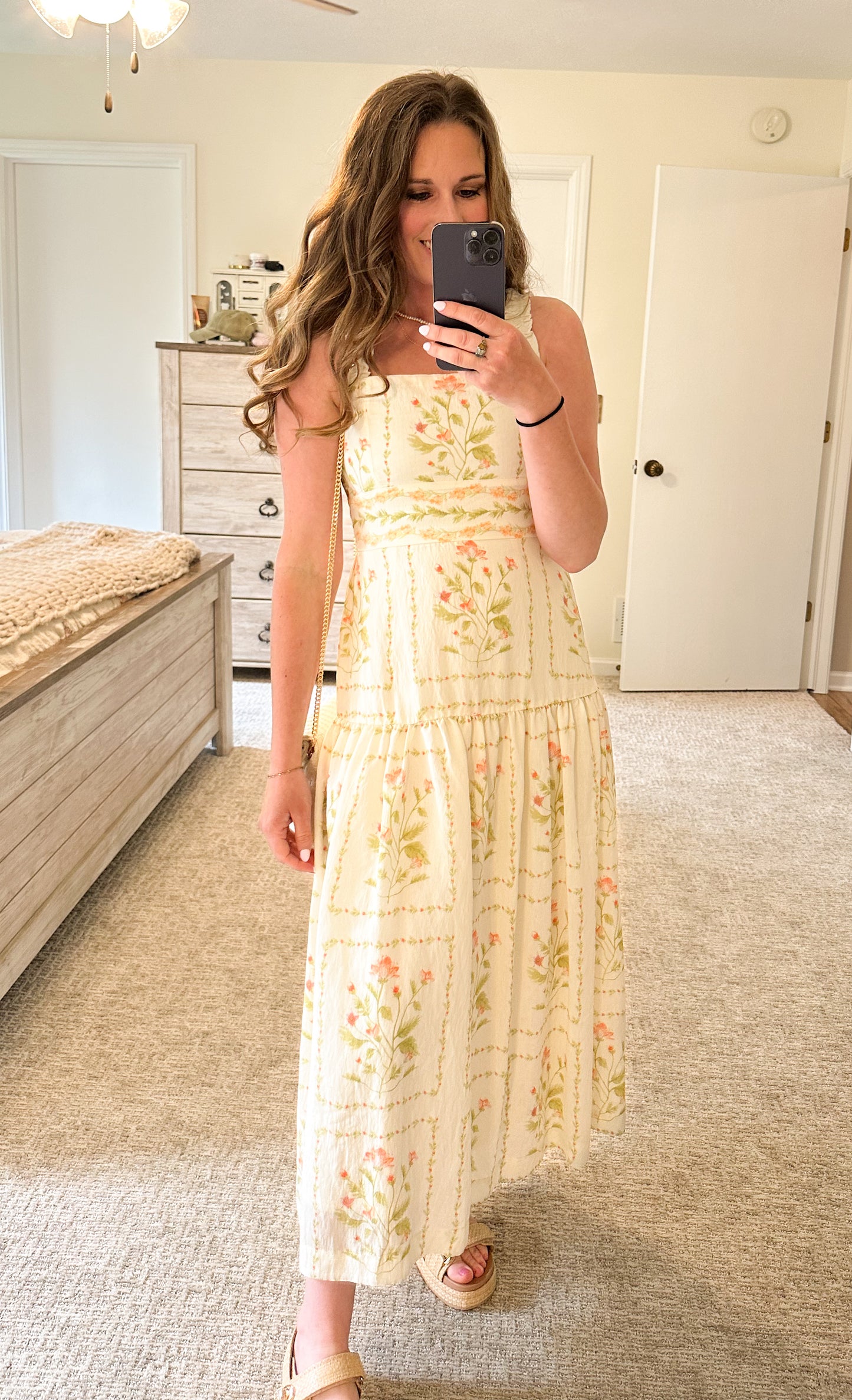 Petal Poetry Midi Dress