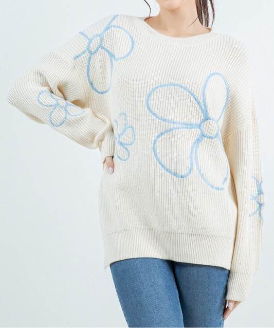 Fresh Bloom Knit Sweater