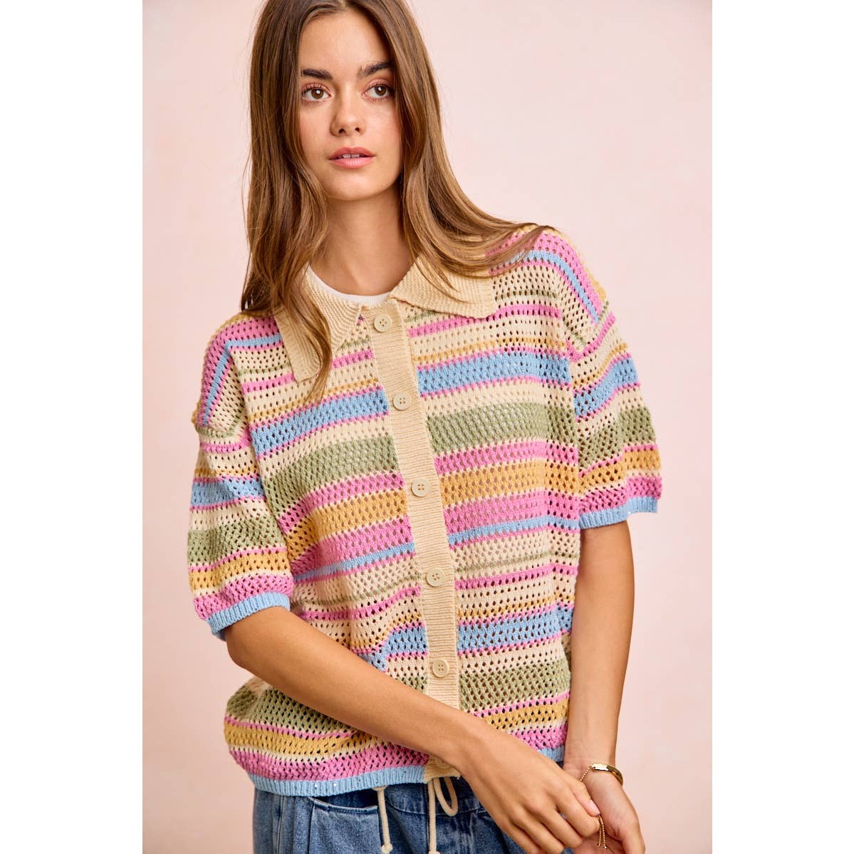 Spring Fling Multi Knit Top (S-XL)