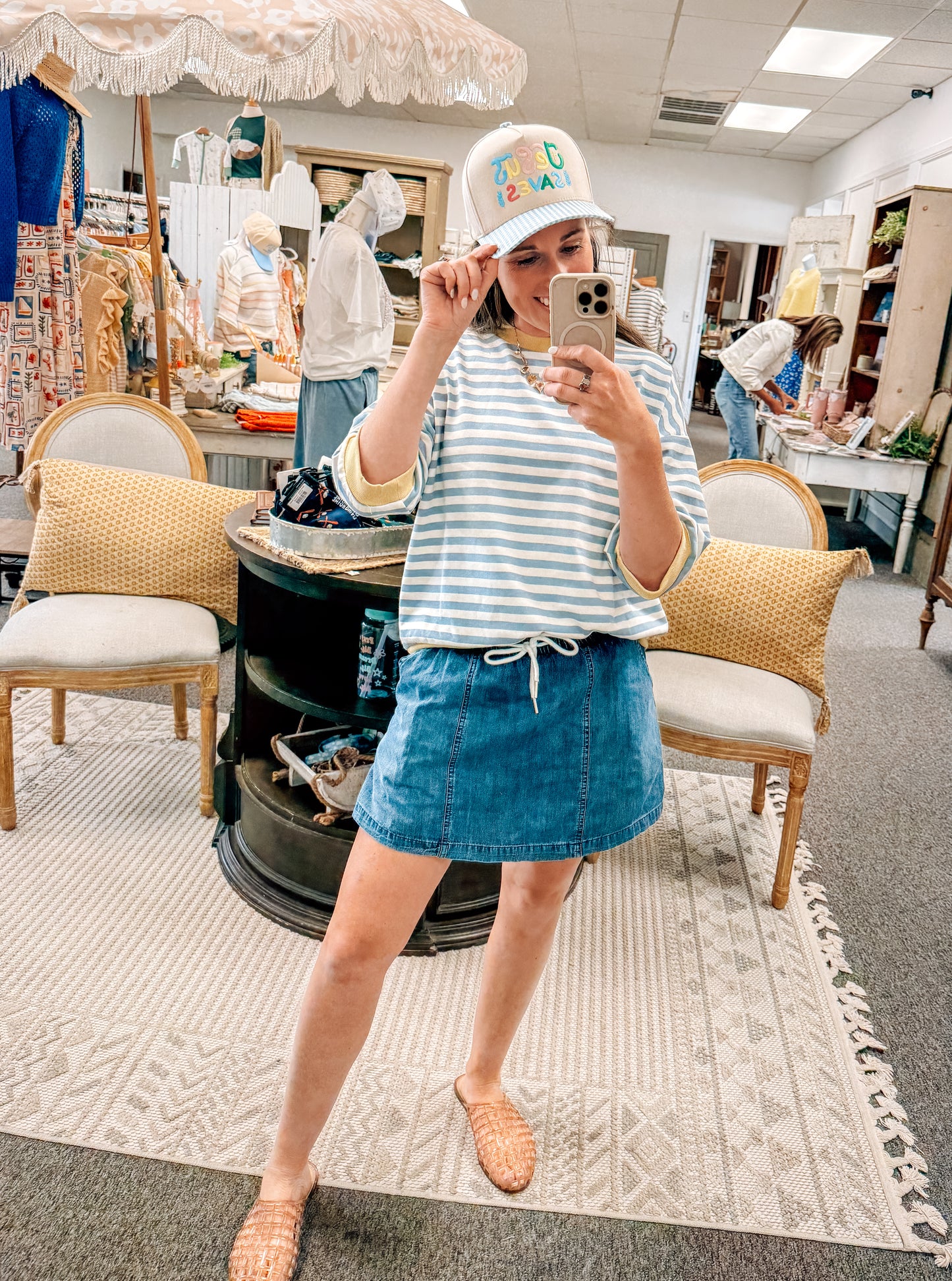 Summer Solstice Striped Top