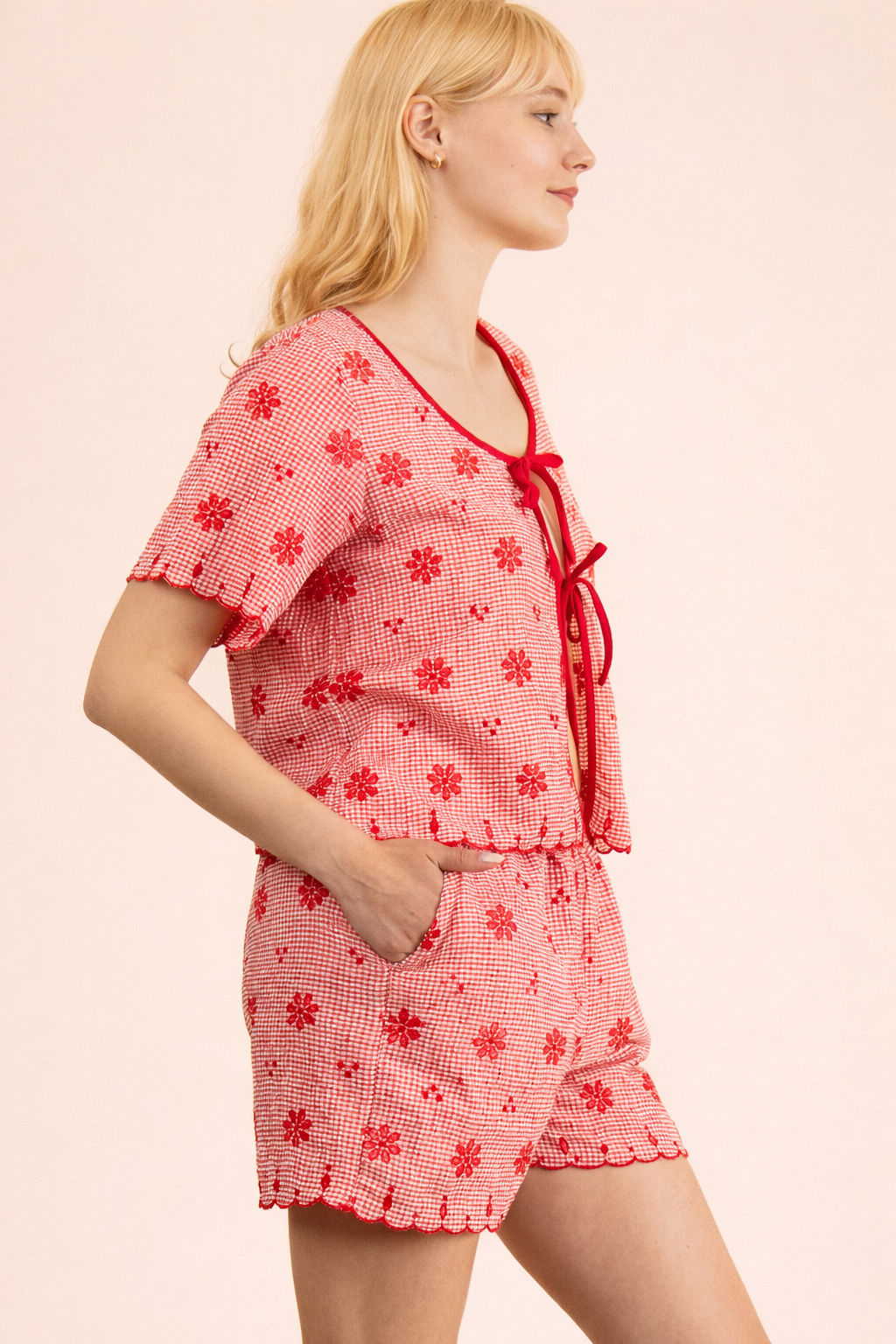 Pair Me Together Embroidery Woven Set