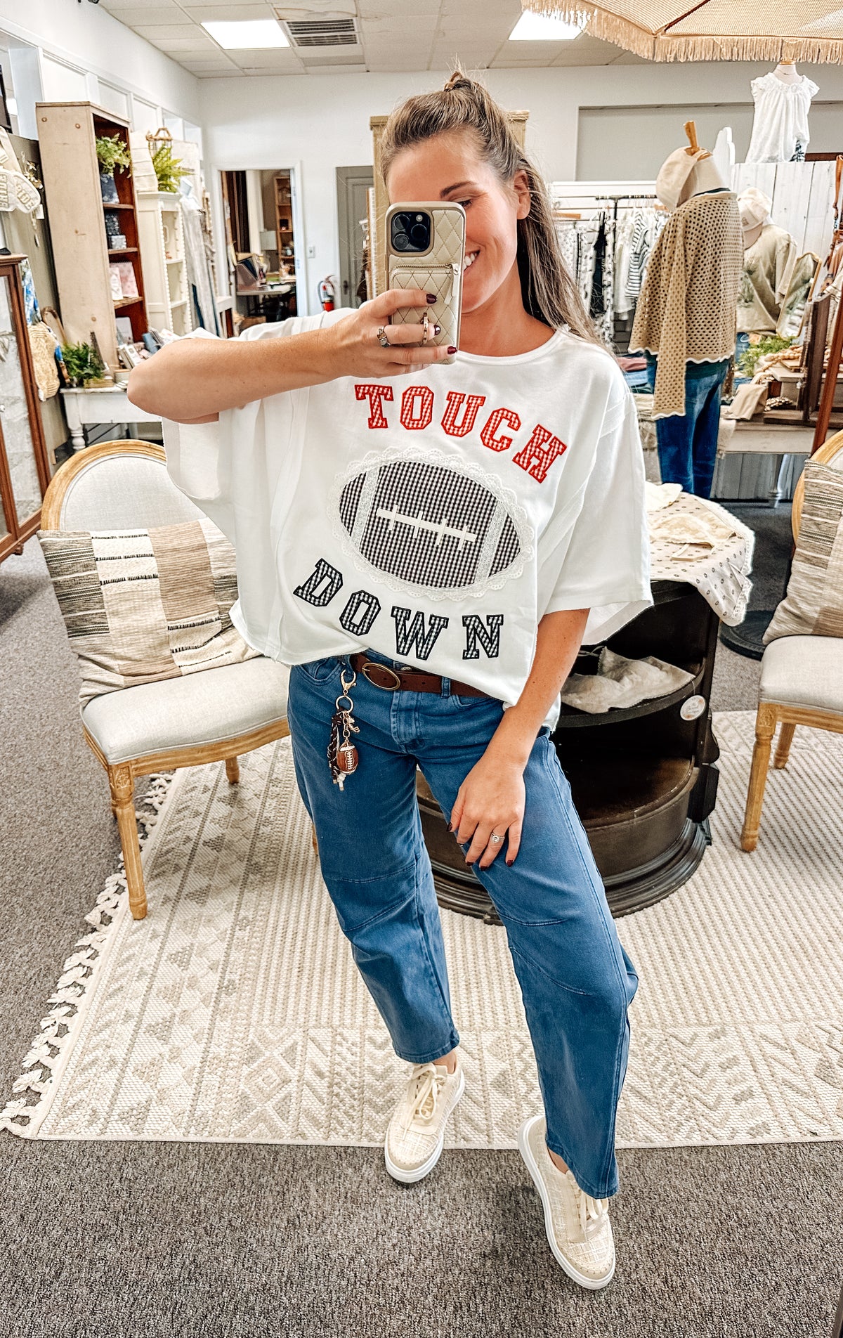 Touch Down Tee Top