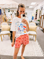 Miss Independence Short Sleeve Knit T-Shirt