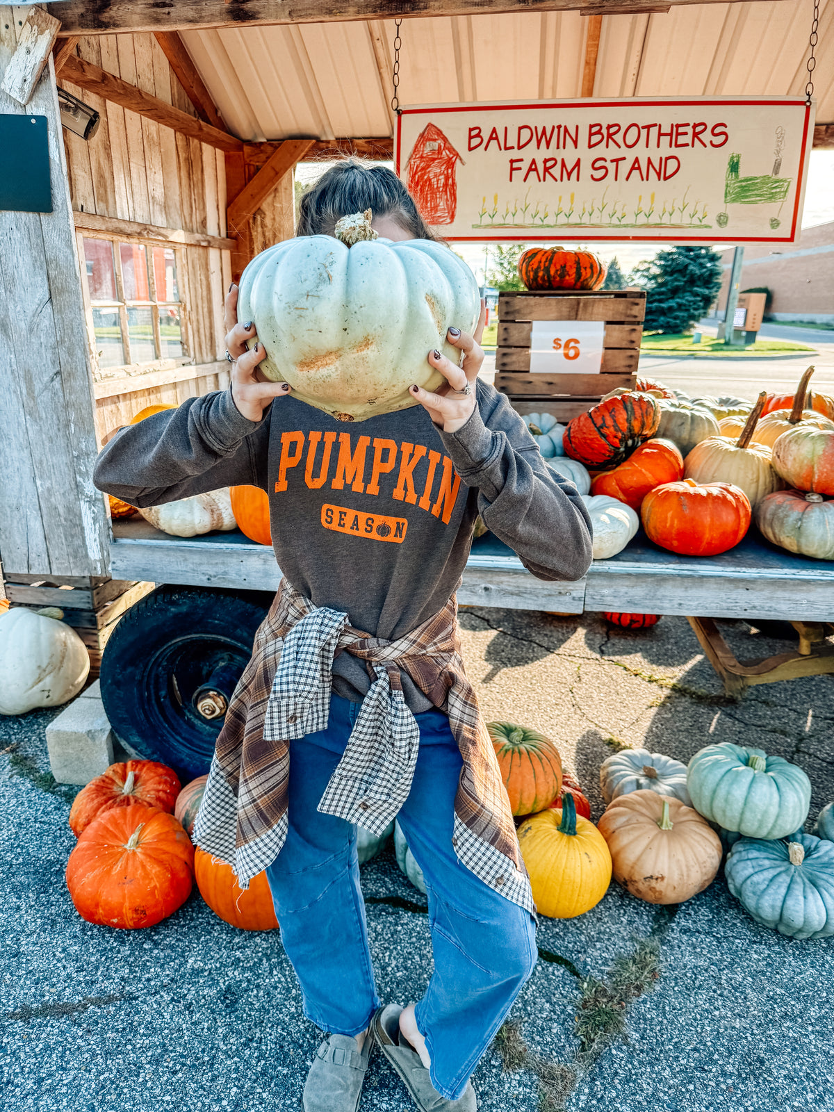 Pumpkin Season Mineral Wash Sweatshirt