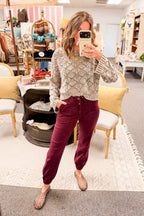 The Fireside Diamond Sweater