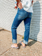 Add Cuffed Details Denim