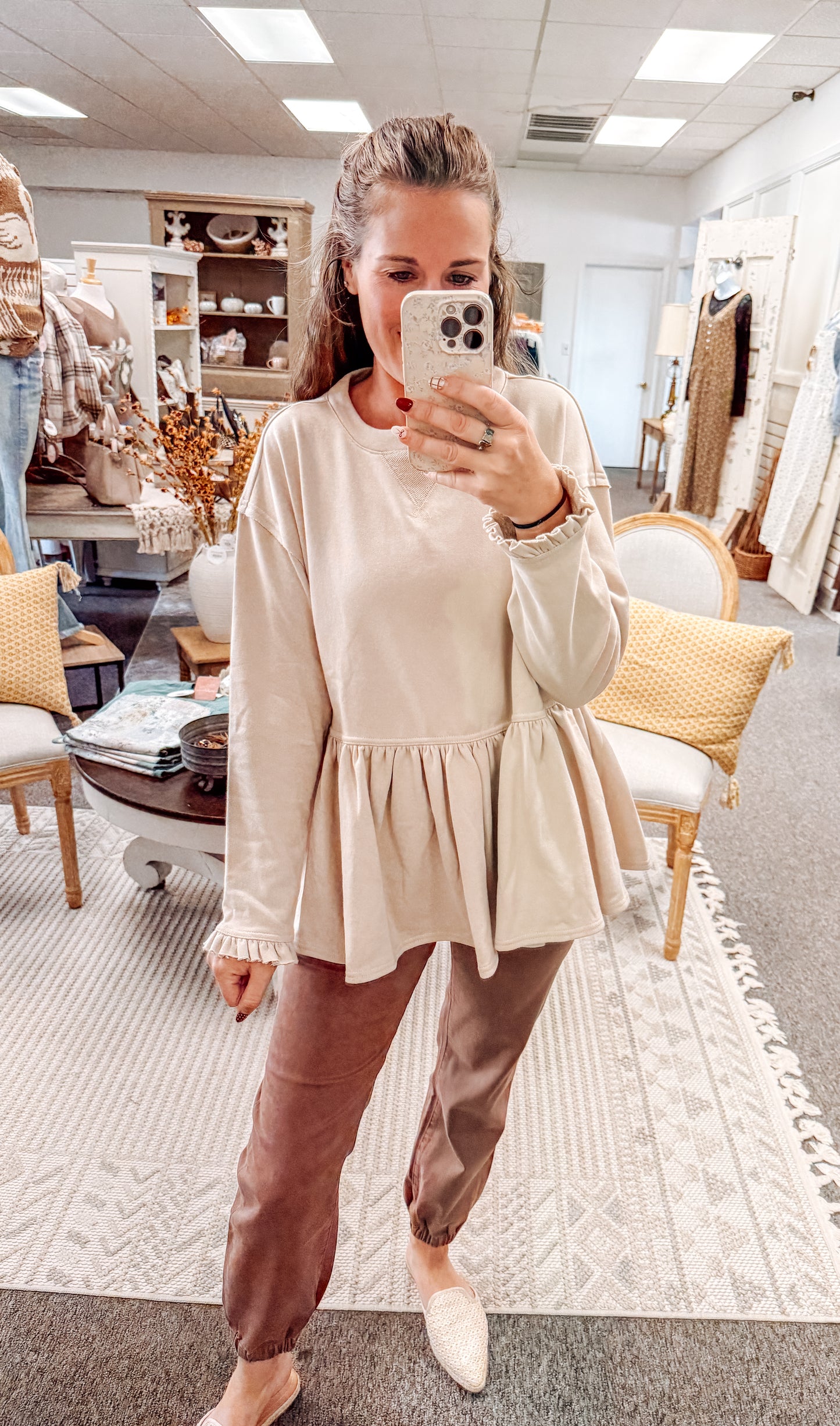 Timeless Knit Babydoll Pullover