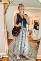 The Hadley Plaid Midi Skirt