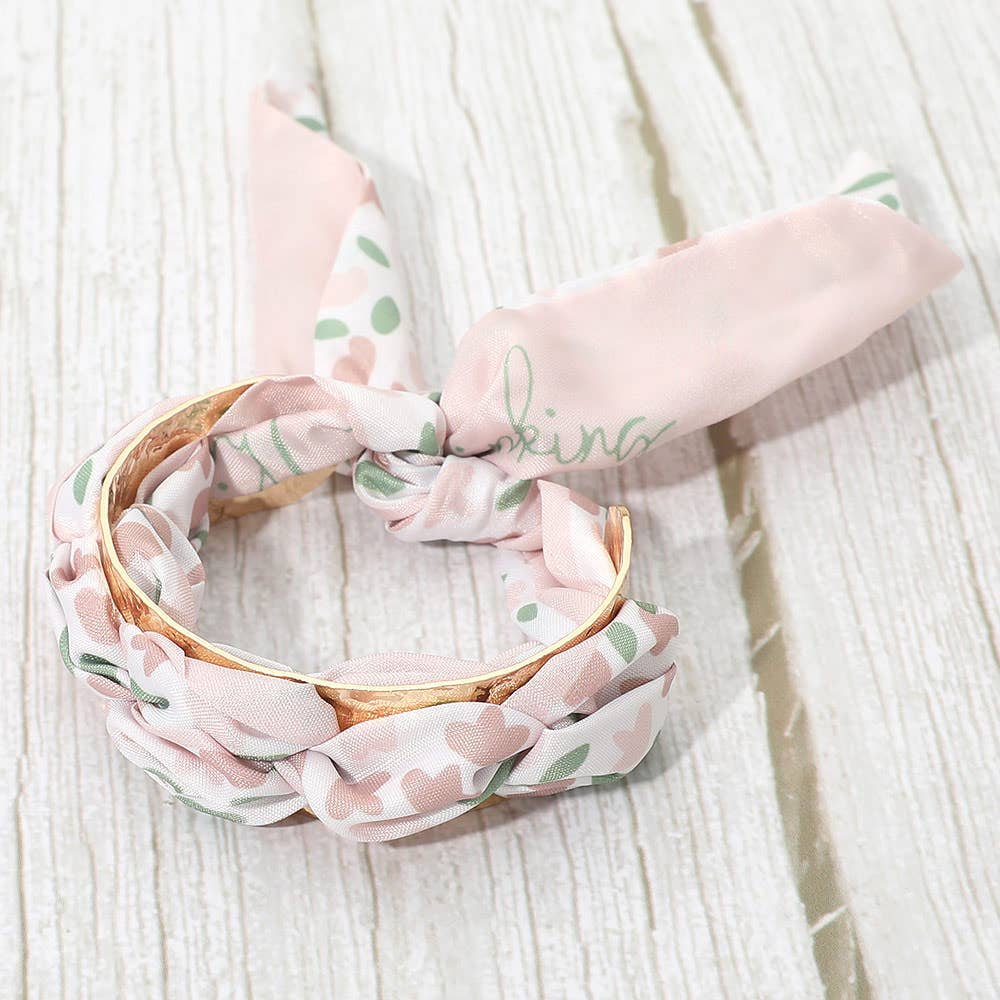 Wrapped Around Metal Cuff Bracelet