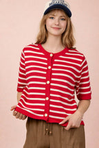 Ruby Down Knit Sweater Top