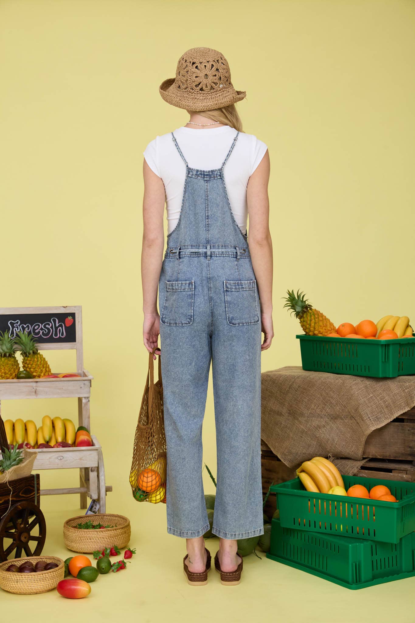 The Throw & Go Denim Overalls