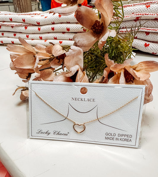 Open Heart Necklace