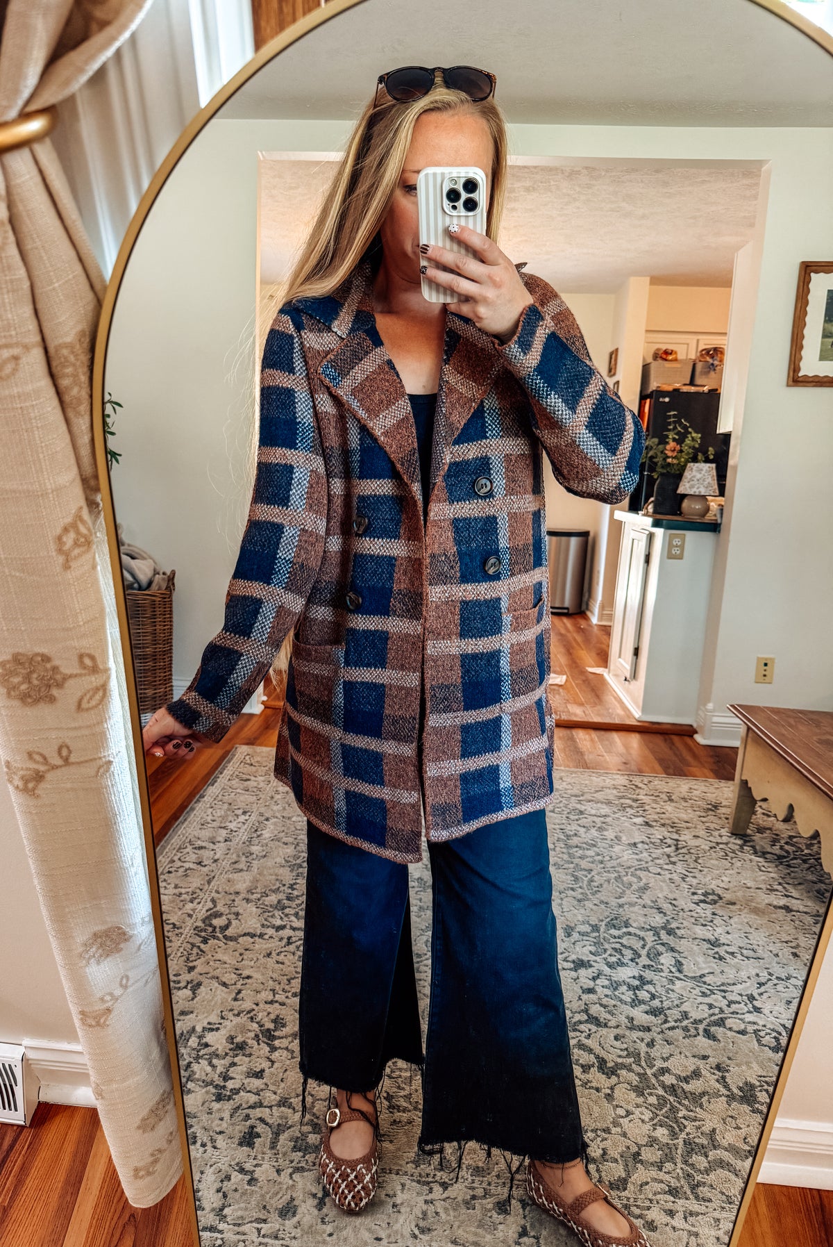 Check Me Out Checker Jacquard Sweater (S-XL)