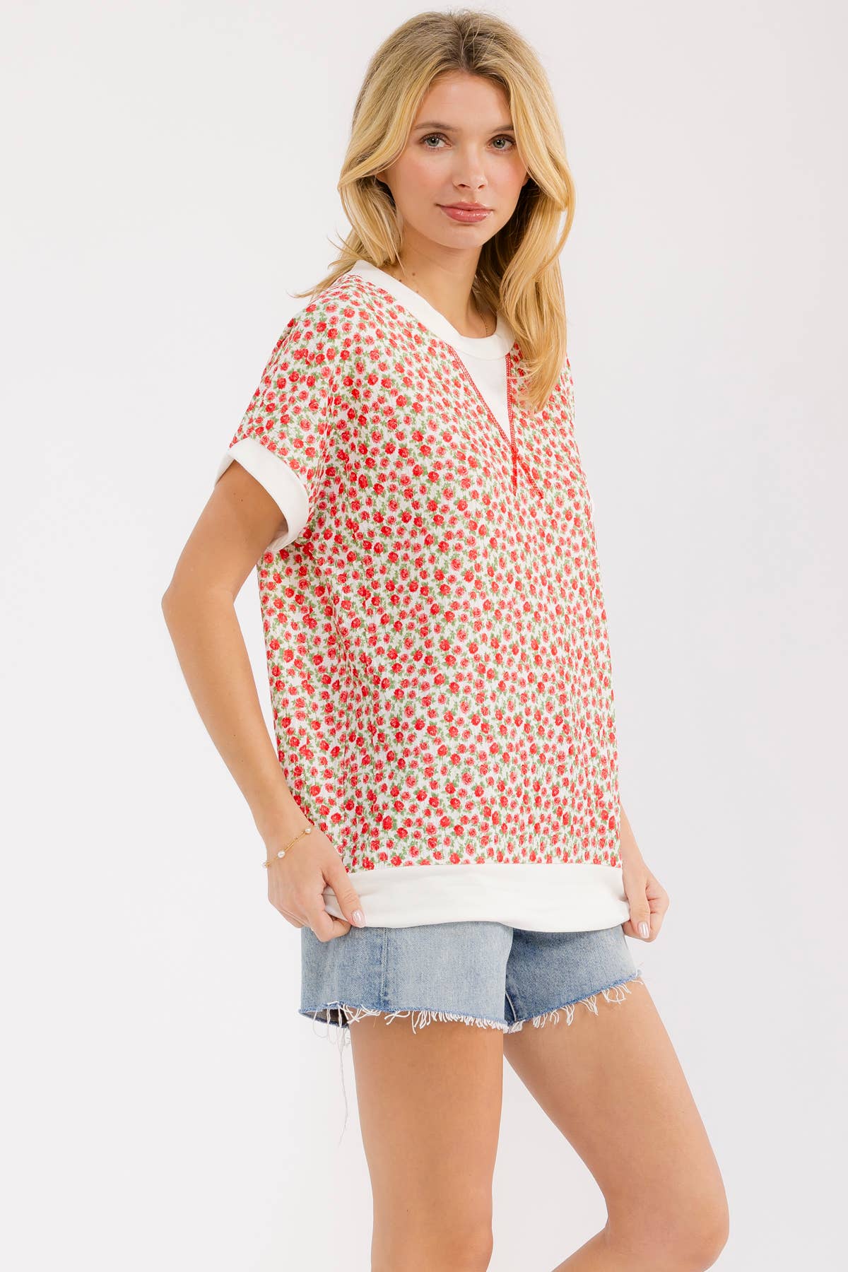 Ruby Floral Top (S-XL)