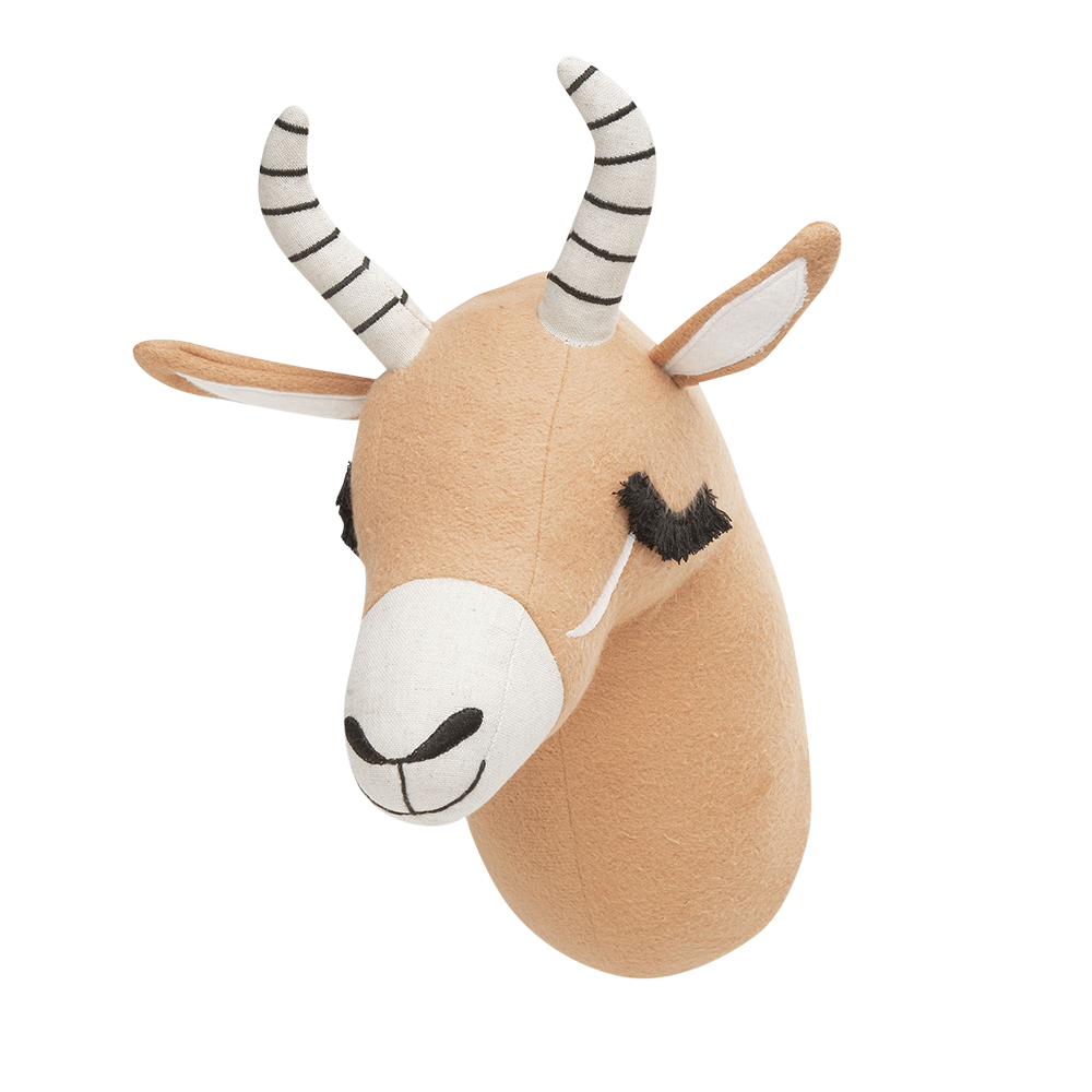 Antelope Plush Head Wall Décor
