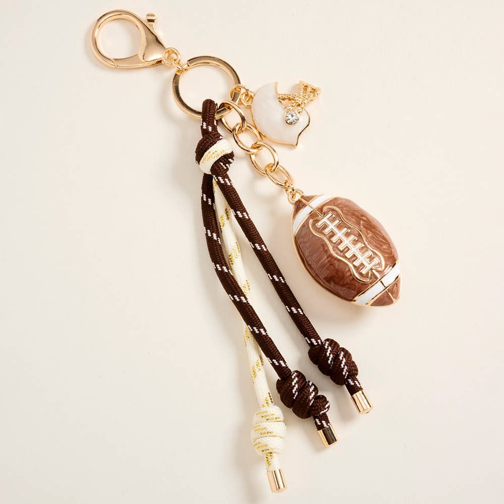 Football Helmet Bag Charm