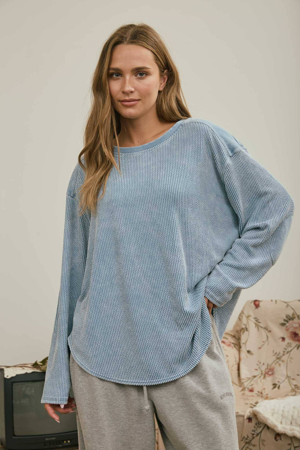 The Laid Back Knit Boxy Top