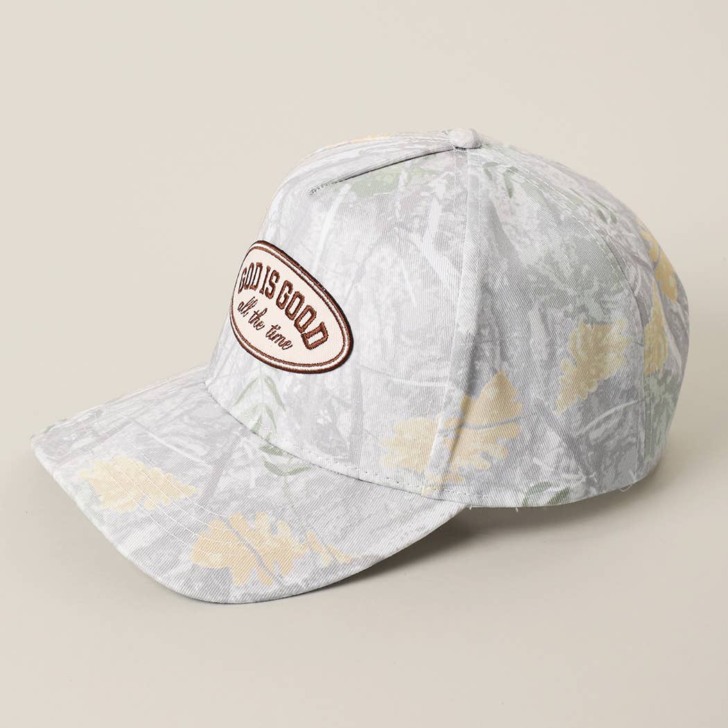 God Is Good Camo Trucker Hat