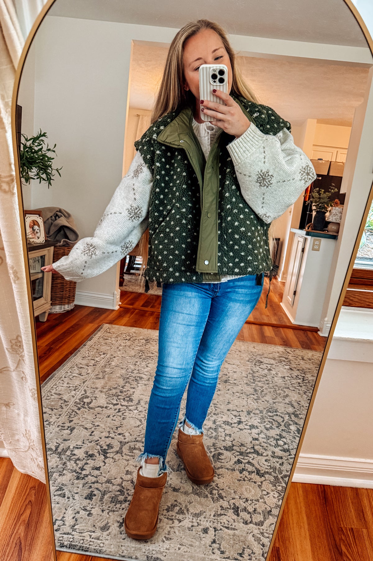 Fireside Charm Sherpa Vest